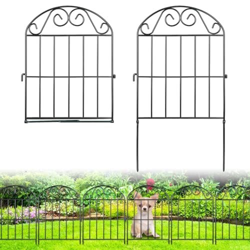 ADAVIN 20 Panels Collapsible Garden Fence Animal Barrier